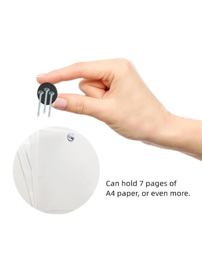 يُسلِّم 120 قطعة مغناطيس لاصق، مغناطيس دائري مرن مع دعامة لاصقة للحرف اليدوية، مغناطيسات لاصقة صغيرة، نقاط مغناطيسية مع دعامة لاصقة بديلة للشريط المغناطيسي. - Image 3